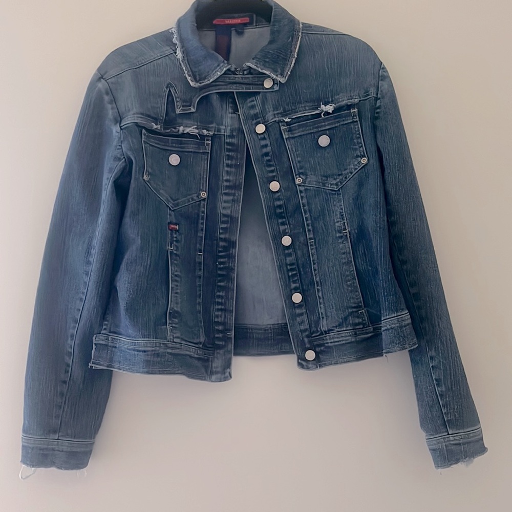 bcbgmaxazria jeans denim jacket